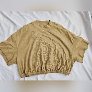 Alo Women's Cropped Top Shirt